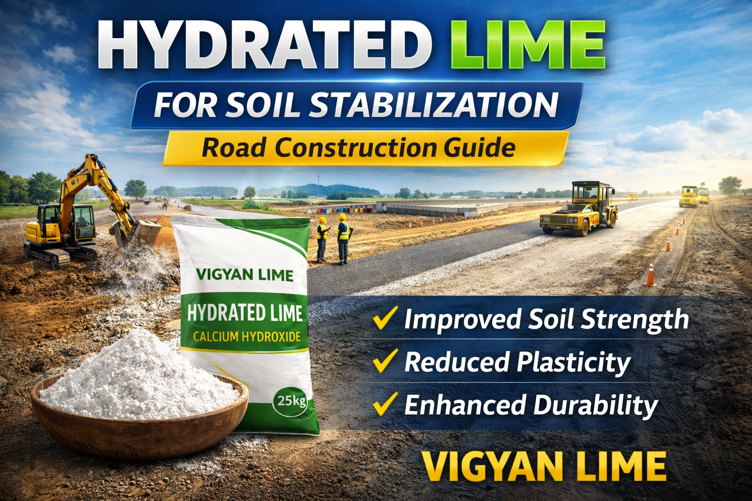 Hydrated Lime for Soil Stabilization