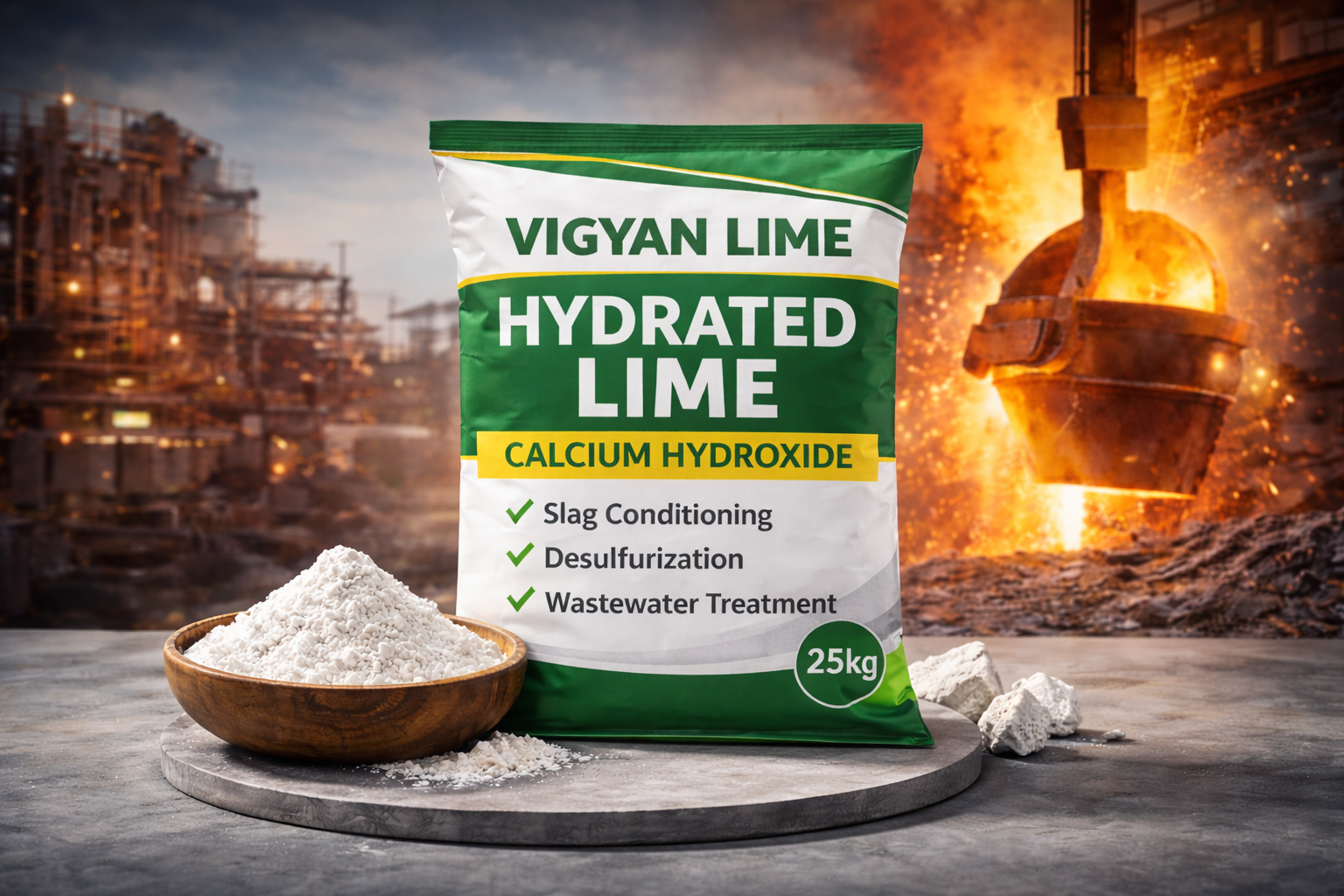 Why Choose Vigyan Lime for Steel Industry Supply
