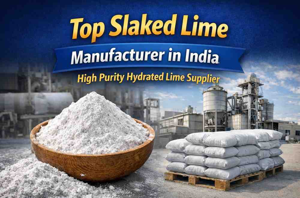 Top Slaked Lime Manufacturer in India – High Quality Hydrated Lime Supplier