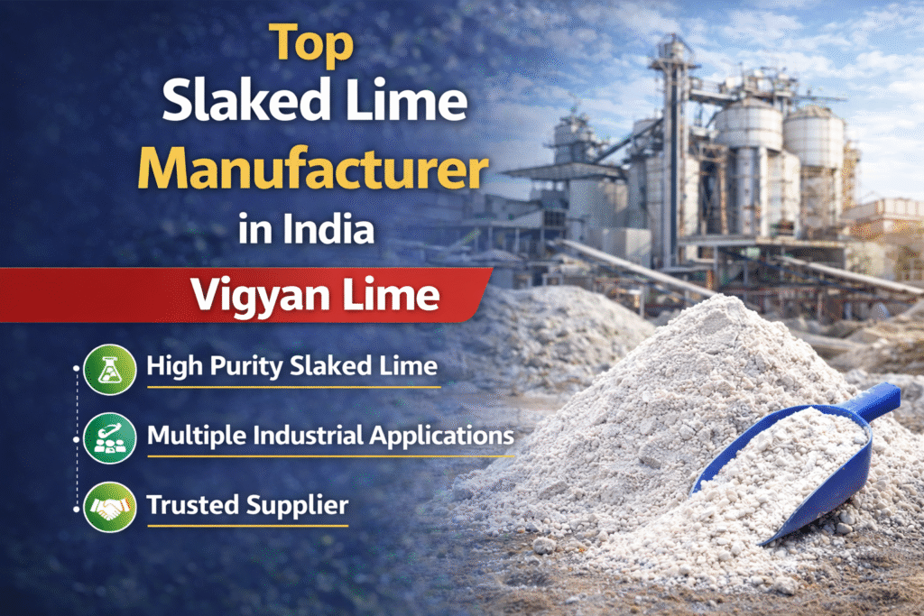 Top Slaked Lime Manufacturer in India – Vigyan Lime