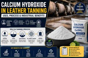 Calcium Hydroxide in Leather Tanning: Uses, Process & Benefits